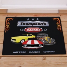 My Garage Personalized Doormats