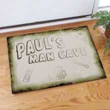 Personalized Man Cave Door Mats