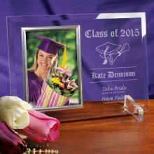 Take Pride Class of 2015 Graduation Beveled Glass Picture Frames