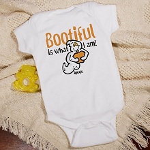 Bootiful Ghost Personalized Halloween Infant Onesies
