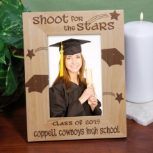 Shoot For The Stars Class of 2015 Engraved Graduation Picture Frames