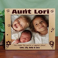 Aunt Wooden Picture Frame