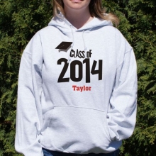 Class of 2015 Graduation Cap Personalized Graduation Hooded Sweatshirts