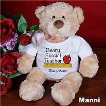 Teacher Personalized Plush Teddy Bear