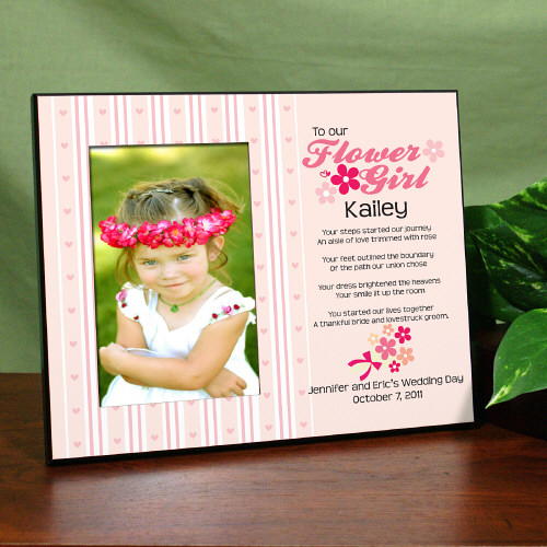 To Our Flower Girl Personalized Printed Frames