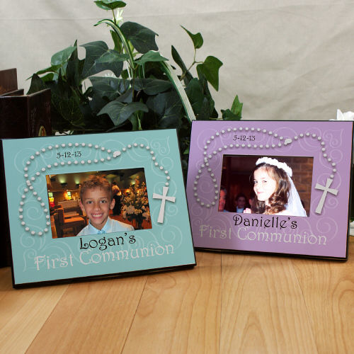 Personalized First Communion Printed Picture Frames