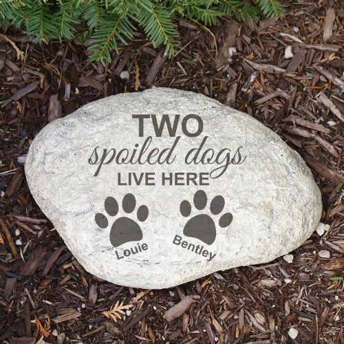 Spoiled Dogs Decorative Garden Stones