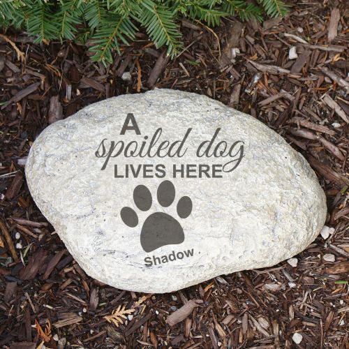 Spoiled Dog Decorative Garden Stones