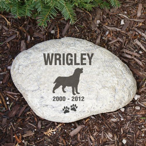 Dog Memorial Decorative Garden Stones