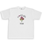 Personalized Flower Girl Flower Series Bridal Party T-shirts