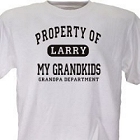 Property of My Grandkids Personalized T-Shirt