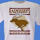 Running Deer Hunt Club Personalized Hunting T-Shirt