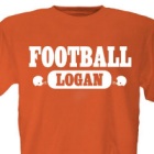 Football Fan Personalized Football T-Shirts