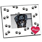 Personalized Paw Prints Printed Picture Frame