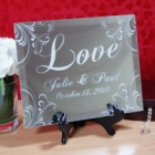 Personalized Love Keepsake Mirror Plaque