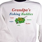 Fishing Buddies Personalized Fishing Sweatshirt