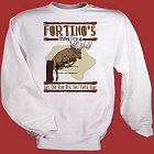 Jumping Deer Hunt Club Personalized Hunting Sweatshirts