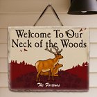 Neck Of The Woods Personalized Slate Plaques
