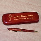 Personalized Confirmation Rosewood Pen and Case Set