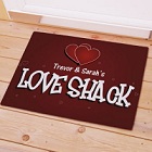 Love Shack Personalized Welcome Doormat