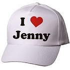 I Heart You Personalized Hat