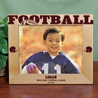 Laser Engraved 8x10 Football Wood Picture Frame