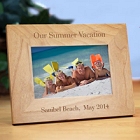 Personalized Vacation Wood Picture Frames