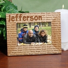 Family Name Personalized Picture Frame