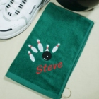 Embroidered Bowling Towel