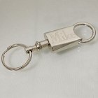 Personalized Chrome Valet Key Chain