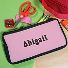 Custom Printed Girl's Personalized School Pencil Cases