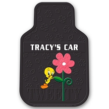 Tweety and Flower Personalized Car Floormats