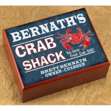 Personalized Crab Shack Cigar Humidors