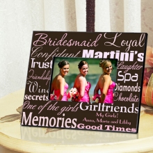 Personalized Bridesmaids Picture Frames