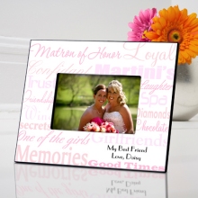 Personalized Matron of Honor Picture Frames