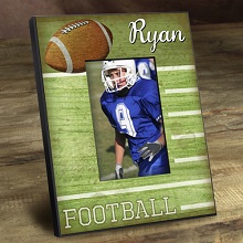 Personalized Colorful Football Picture Frames