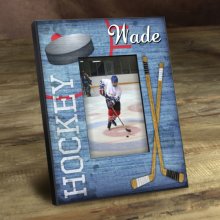 Personalized Power Play Colorful Hockey Picture Frames