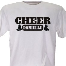 Cheerleader Personalized Sports T-shirt