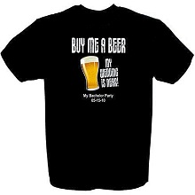 Buy Me A Beer Groom To Be Personalized T-shirts