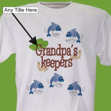 Keepers Personalized Fishing T-Shirts