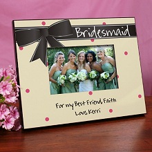 Personalized Bridesmaids Printed Picture Frames