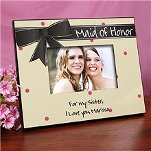 Personalized Bridesmaids Printed Picture Frames