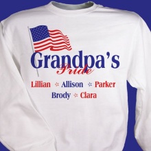 USA American Pride Personalized Patriotic Sweatshirts