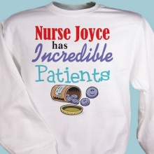 Incredible Patients Personalized Nurse Sweatshirts