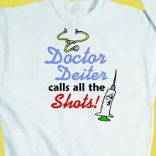 Calls the Shots Personalized Doctor Sweatshirt