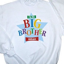 Little/Middle/Big Brother Star Personalized Youth Sweatshirt