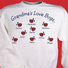 Love Bugs Personalized Sweatshirts