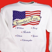 USA Flag American Pride Personalized Sweatshirts