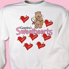 Sweetheart Bears Personalized Sweatshirts