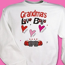 Love Bugs Hearts Personalized Sweatshirts